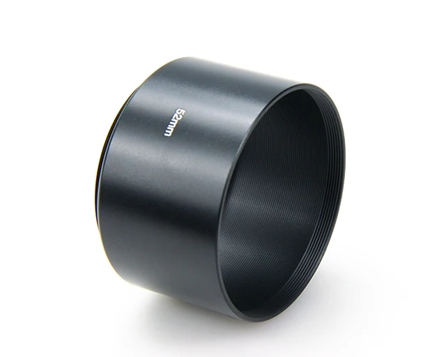 Enhance your photography with the 49 52 55 58 62 67 72 77 82mm Long Metal Lens Hood by Ynniwa.