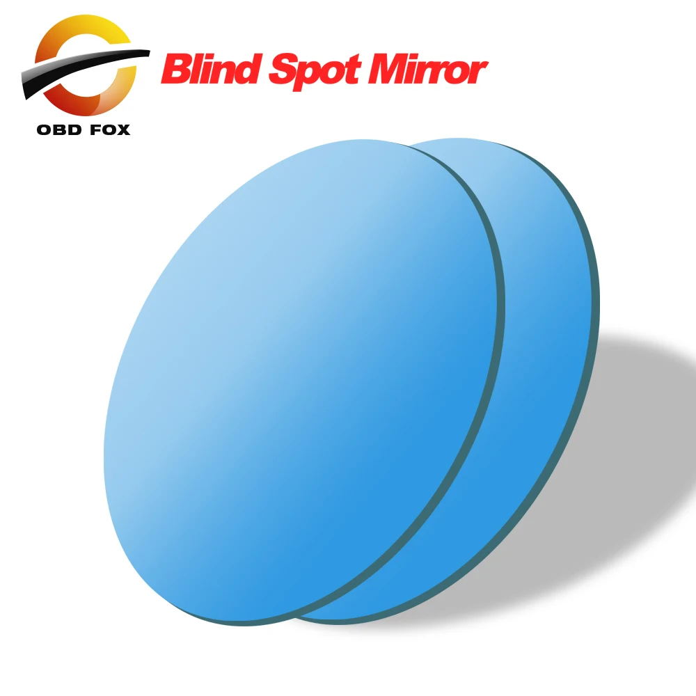 

2 Pcs Car Styling 360 Degree Framless Blind Spot Mirror Wide Angle Round HD Glass Convex Rear View Mirrors