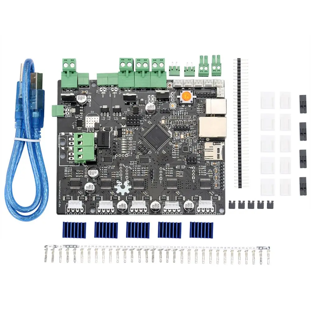 1 шт. 3D-принтер Smoothieboard 5X V1.0 ARM с открытым исходным кодом para CNC