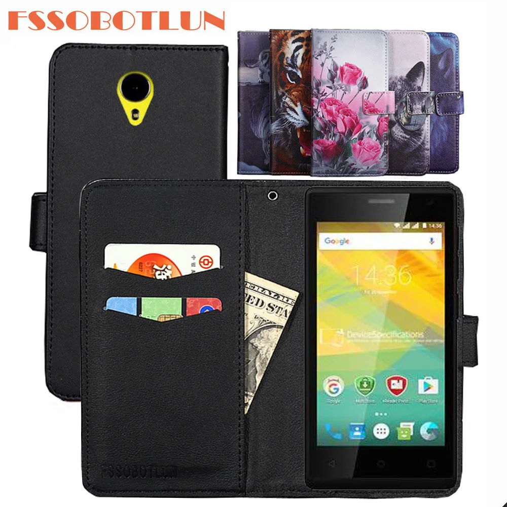 Чехол-книжка для Prestigio Wize O3/OK3/OX3 PSP3458 DUO из искусственной кожи в стиле ретро с