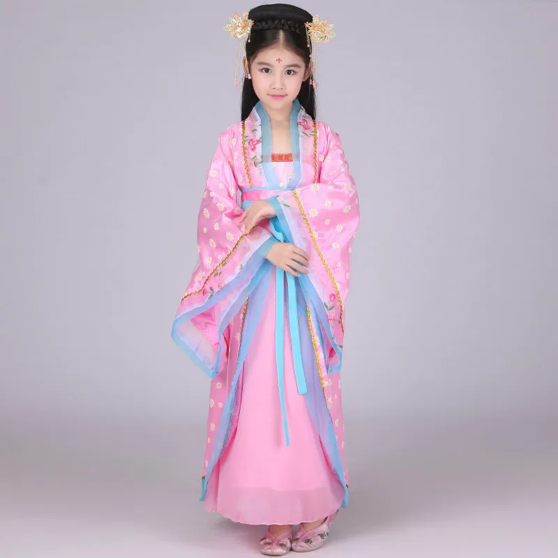 

Children's Chinese style costume fairy princess dress guzheng performance costume girls ancient palace chaise photo costume