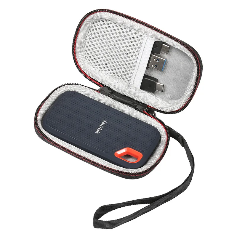 LuckyNV жесткий защитный чехол EVA для SanDisk 250 ГБ/500 Гб/ТБ/2 ТБ Экстремальный портативный
