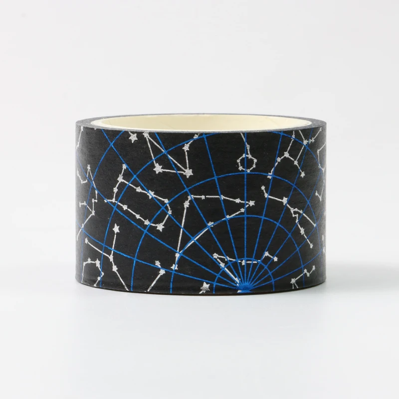 Черный Синий galaxy Bullet Journal васи лента Милая декоративная клейкая лента DIY Скрапбукинг наклейка этикетка канцелярские товары