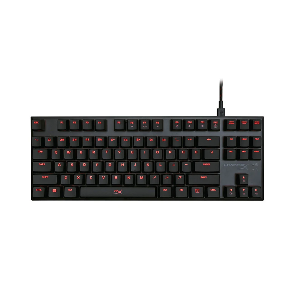

Kingston HyperX Keyboard Alloy FPS Pro Mechanical Keyboard 87 Keycaps Cherry MX Gaming Keyboard Backlight LED for Laptop Desktop