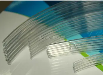 

5m/lot 6*4mm white color inkjet printer 4 rows/lines plastic hdpe pipes/ink tube