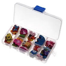 SF Box Wood Beads Animal Style For Jewelry Making Accessories Children Kids Wooden DIY Necklace For Baby Toys & Pacifier Clip