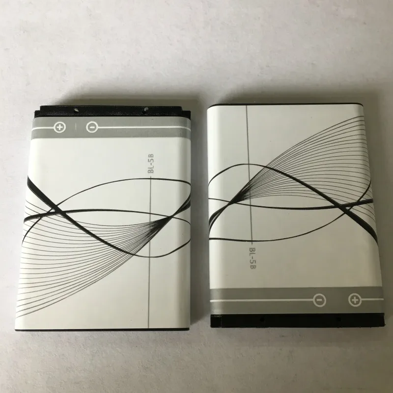 

2pcs/lot bateria BL-5B Battery for NOKIA 5300 5320 6120c 7360 6120ci 3220 3230 5070 BATTERY BL5B