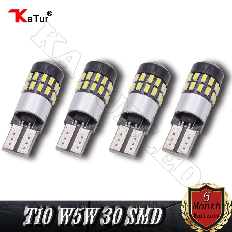 

T10 194 Led For Chevrolet cruze Xenon White LED Car Lights Bulb W5W, 147, 152, 158, 159, 161, 168, 184, 192, 193 (4-Pack)