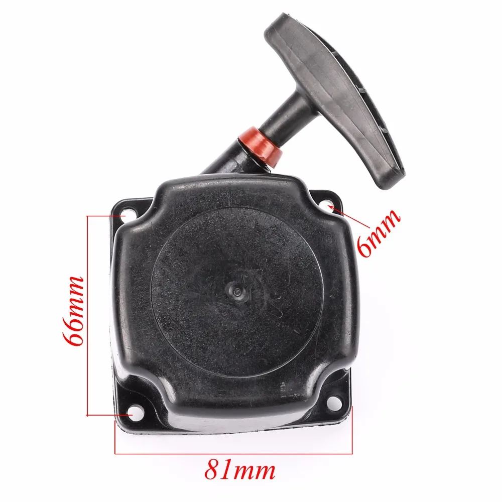 Arranque de Partida para Bicicleta Cortador de Escova Motor de Bolso com 2 Tdpro Tempos Aparador 47cc 49cc 40-5 22 Motor de arranque p/ motos