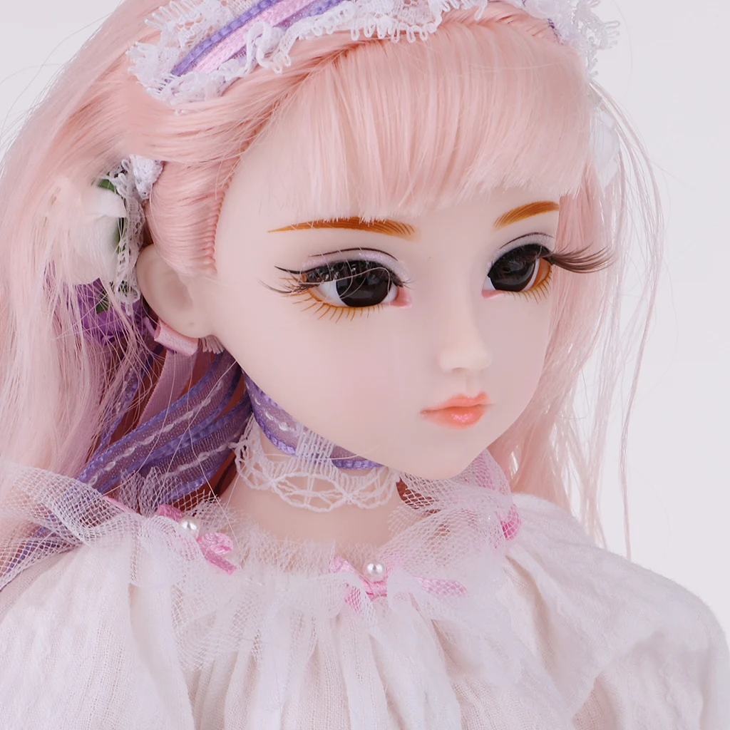 Flexible 26 Joints Big Chest Doll Body Clothes Set for 1/4 BJD OB PB Kurhn DOD Custom Dressing Toy Birthday Gift Trisha