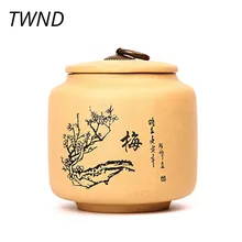 Фиолетовые глиняные контейнеры для чая расписанные вручную чайные конфеты кунг-фу