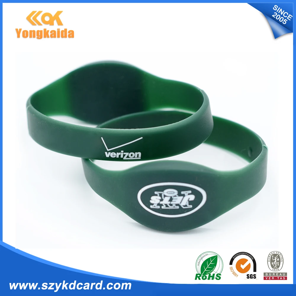 

Wholesales 125Khz RFID Contactless Bracelet Silicone Wristband EM4200 Waterproof Proximity Watch Type for Access Control