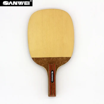 

SANWEI R2 HINOKI Table Tennis Blade (1 Ply HINOKI) Japanese Penhold Solid Cypress Racket JS Ping Pong Bat