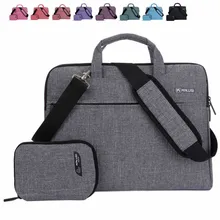 Водонепроницаемый сумка для ноутбука 2 in1 сумка через плечо для портативного компьютера ноутбука Тетрадь компьютер Портативный для Asus lenovo Тетрадь Сумки из натуральной кожи