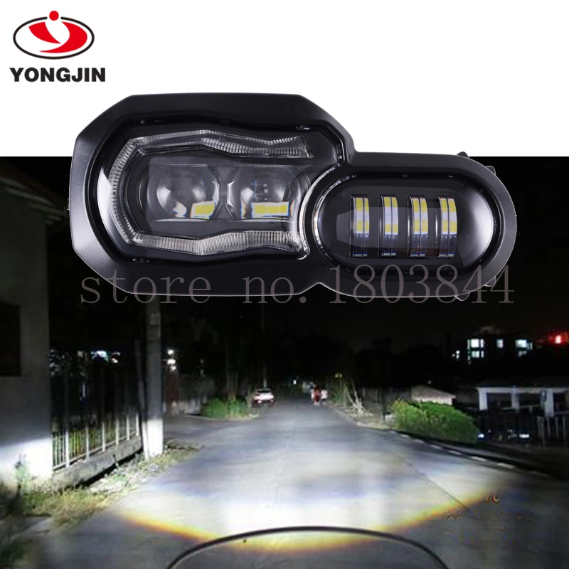 

New Hi/Lo LED Complete Headlight Assembly Kit for F800GS&F700GS ADV 13-16