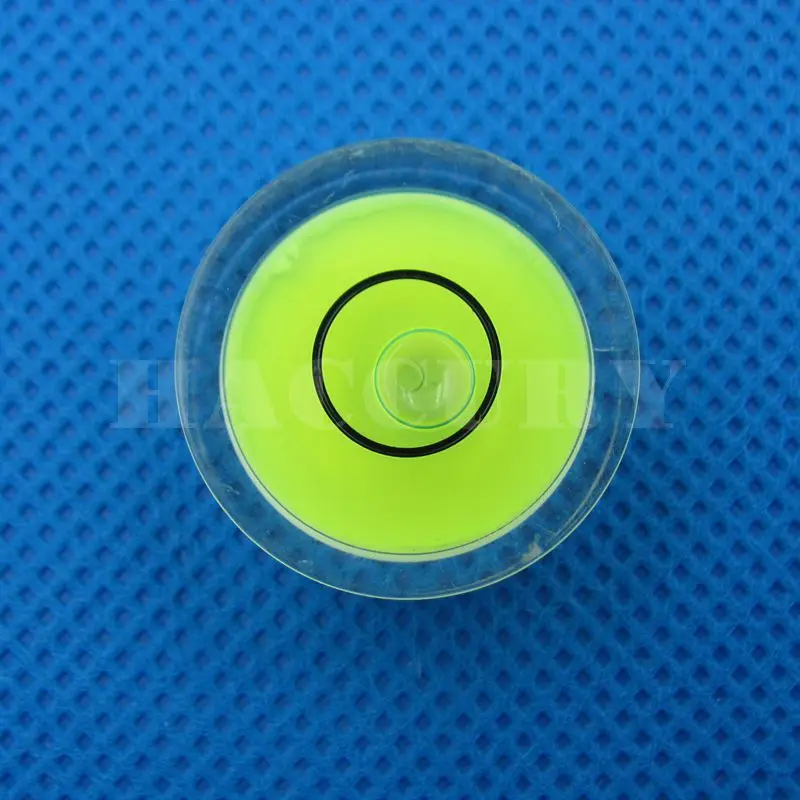 

(10 pieces/Lot) 25*10mm Universal level Round bubble level Plastic Circular bubble level