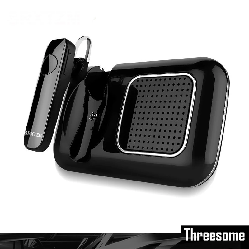 SRXTZM Wireless Bluetooth Handsfree Car Kit Speakerphone Sun Visor Clip For iPhone Speakerphone