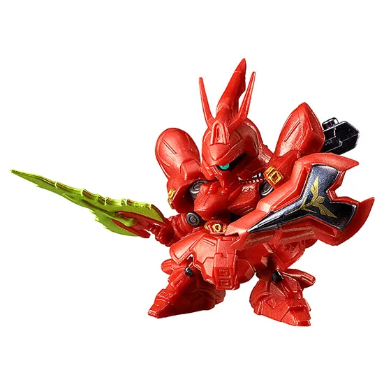 MSN-04-Мобильный костюм Gundam Серии Мини Рисунок Модель супер красный | Игрушки и