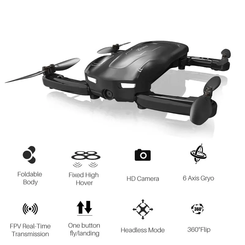 

SYMA Z1 720P WIFI FPV 2.4GHz Air Press Altitude Hold Mode Satellite Navigation Function Mini Foldable Pocket Drone RC Quadcopter