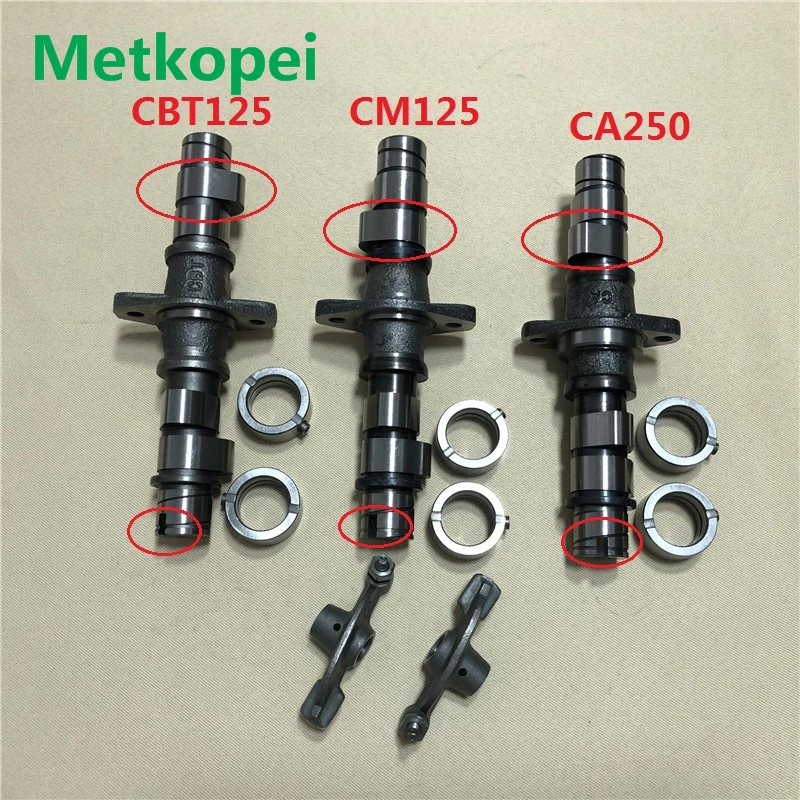 

motorcycle CBT125 CM125 CA250 engine camshaft assemly assy rocker arm for Honda 125cc 250cc CBT CM CA 125 250 cam shaft parts