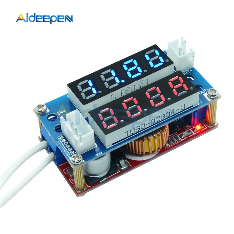 

5A LED Digital Voltmeter Ammeter Display DC-DC Step Down Charging Board Module Constant current voltage Regulator Meter Module
