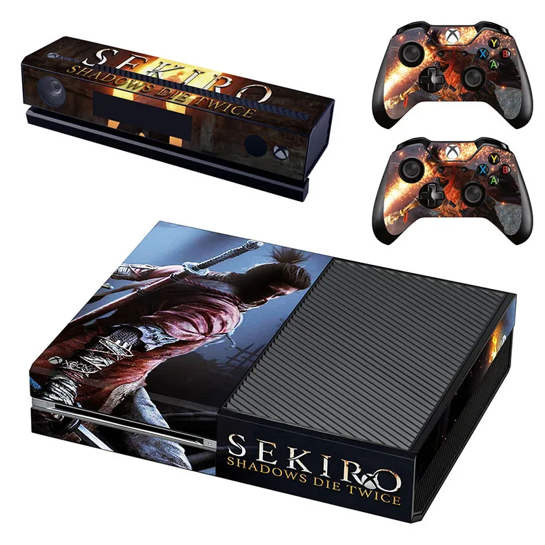 Sekiro: Тени умирают дважды кожи Стикеры vinilo adesivo pegatina s для Xbox One консоли и Kinect два контроллера Скины