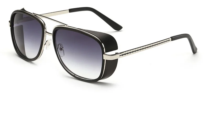 1-(16)MINIMUN Brand Steampunk Men Sunglasses Vintage Eye Glasses Frame Fashion Vintage Design Sunglasses