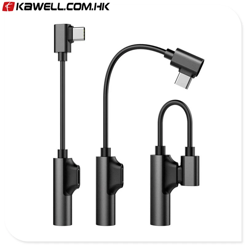 

10 pcs a lot Type C To 3.5 Earphone Cable Adapter USB Type C To 3.5MM Adapatador Audio Jack 2 in 1 Type-C Converter
