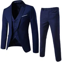 MarKyi 2017 new plus size 6xl mens suits wedding groom good quality casual male suits 3 peiece (jacket+pant+vest)