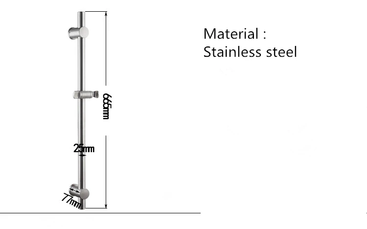 Продукт для ванной из нержавеющей стали душевая головка бар из нержавеющей стали труба из нержавеющей стали регулируемый Душ раздвижной бар держатель