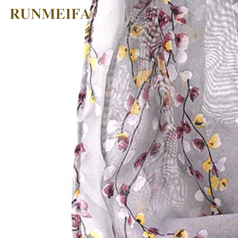 RUNMEIFA Национальный Ветер Железный сплав ожерелье драгоценный платок Женская подвеска на шею шифон Печатный шарф подвеска