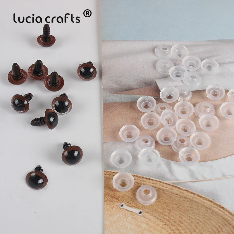 Lucia crafts 10/20 пар Пластиковые безопасные глаза для игрушек куклы кукол животных