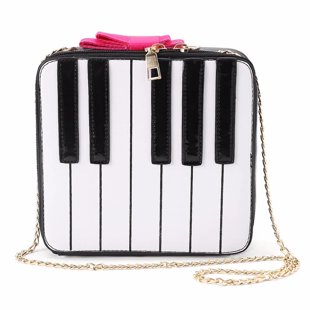 جديد لطيف البيانو شكل Crossbody حقائب للنساء 2018 حقيبة كتف حقيبة يد رسول حقيبة حقيبة يد فاخرة حقائب النساء مصمم