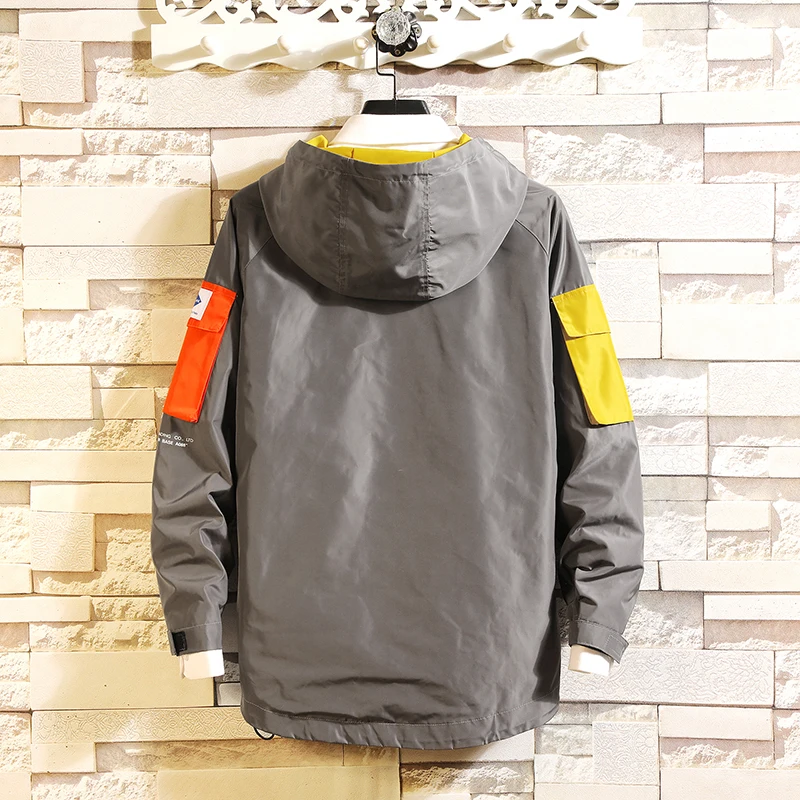 Hot Sale 2019 Jacket Men New Style Fashion Patchwork Coat Jacket Hooded Baseball Jacket Mens Bomber Streetwear Jackets Coats 5XL Hot Sale 2019 Jacket Men New Style Fashion Patchwork Coat Jacket Hooded Baseball Jacket Mens Bomber Streetwear Jackets Coats 5XL