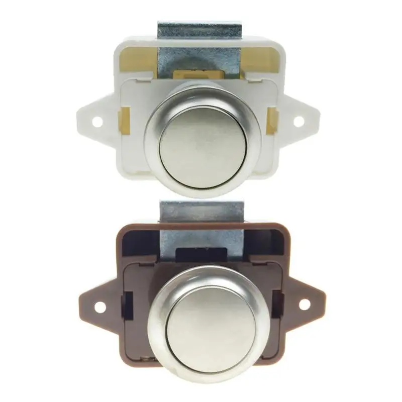 

Car Push Lock RV Caravan Boat Motor Home Cabinet Drawer Latch Button Locks for Furniture Hardware Accessories