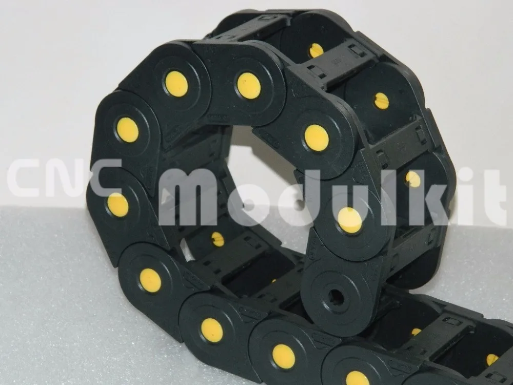 

CNC Machining Center Router Cable Drag Chain Internal Size 80 X 125 Opened Carrier Industrial Plastic Nylon From CNC Modulkit