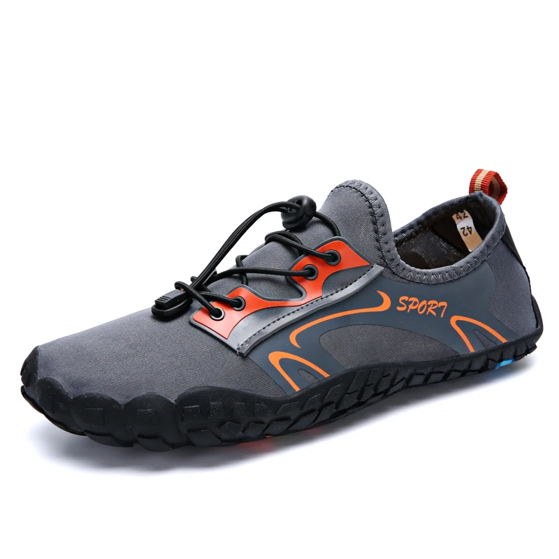 

Clorts Summer Five Finger Lightweight Outdoor Water Beach Shoes Men Women Swimming Shoes Non-slip Soft Sport Aqua Shoes