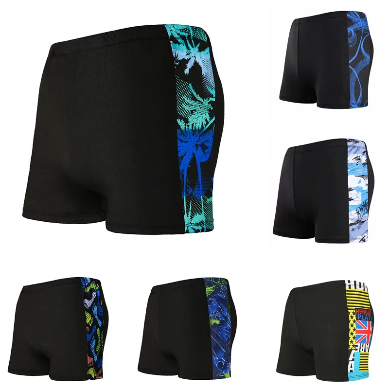 Multi Prints Men Swimming Trunks Swimwear Swim Sport Briefs Swimsuit ...