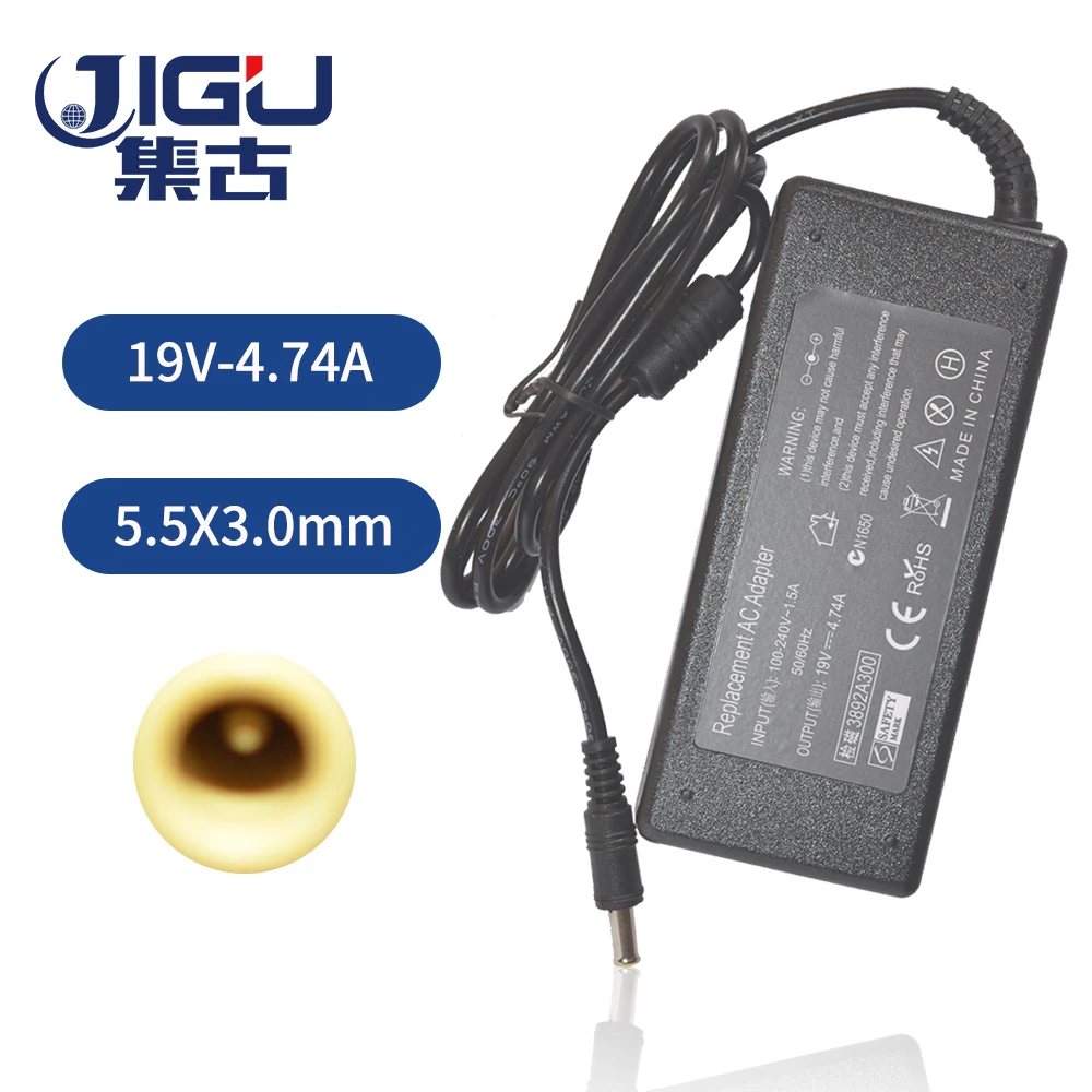 Адаптер зарядного устройства для ноутбука JIGU 19V 4.74A SAMSUNG AD 9019S B R510 R540 R610 R700|19v
