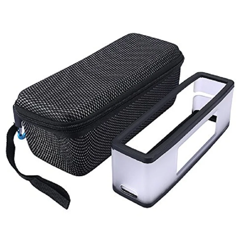 Us 12 69 40 Off New Pu Hard Travel Bag Carrying Cover With Soft Case For Bose Soundlink Mini I Ii Wireless Bluetooth Speaker In