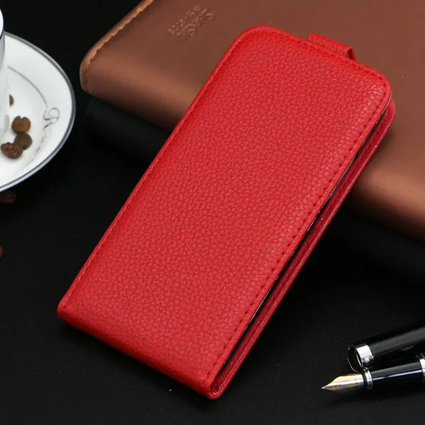 Флип кожаный чехол для samsung SM-G313H Galaxy Ace 4 Lite G313H G313 задняя крышка модный мультяшный рисунок чехол для телефона - Цвет: RED lichi