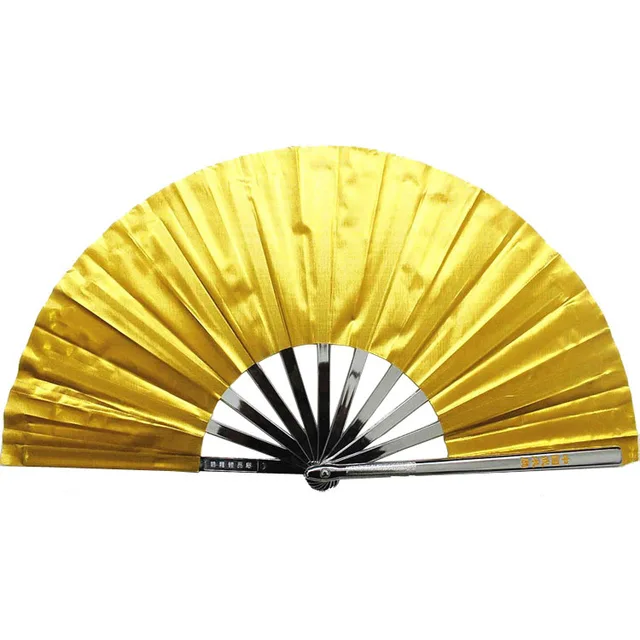 Tai Chi Fan black Martial arts equipment Stainless steel kung fu fan