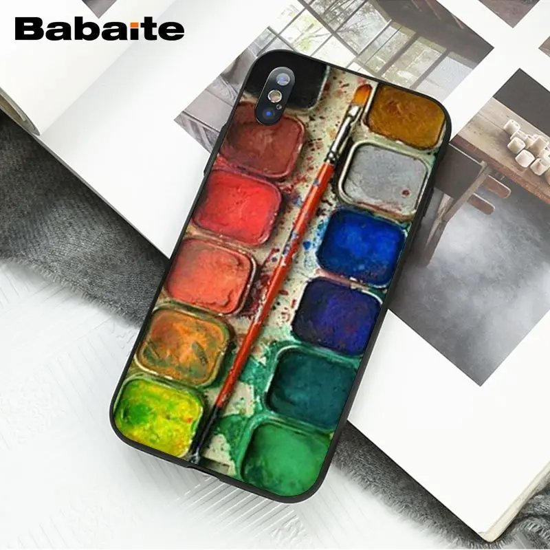 Colorful Watercolors Set Paint Palette Cake Macaroon Makeup