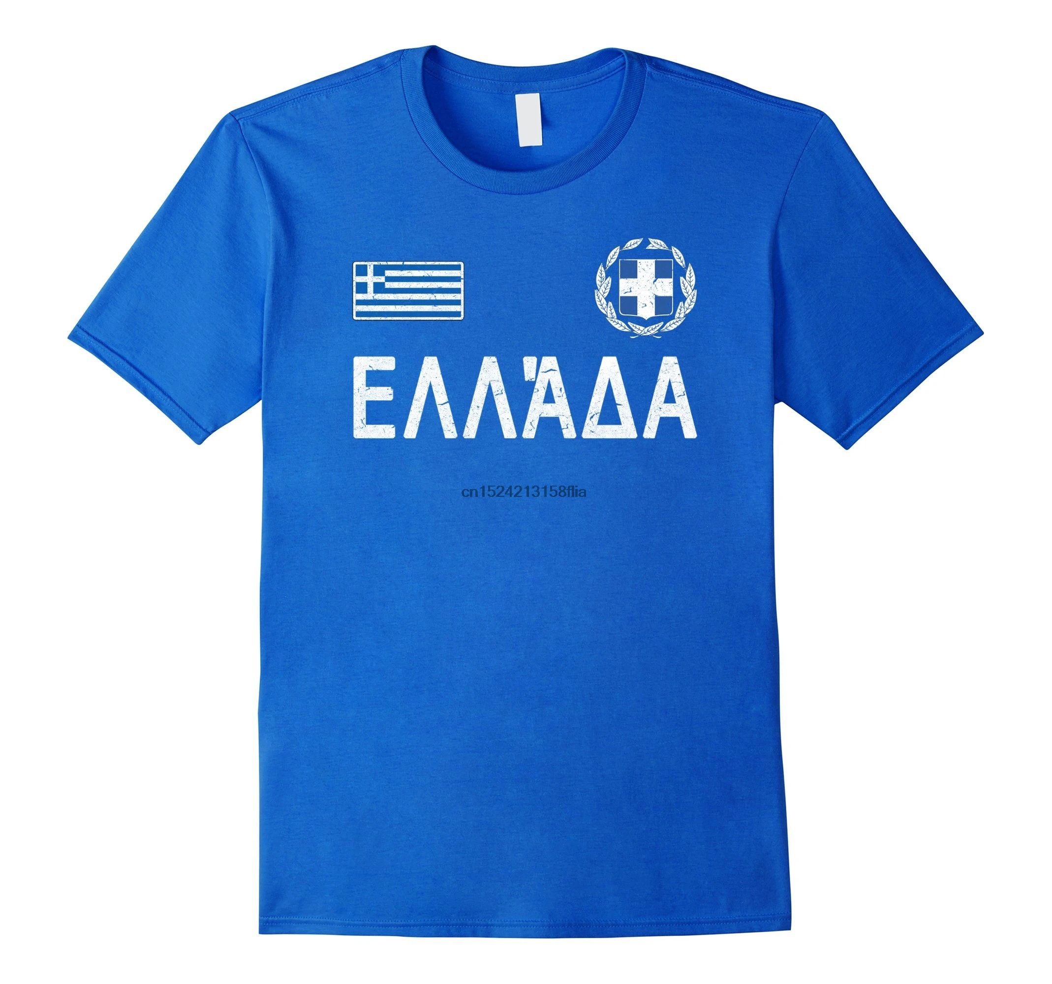 Greece T shirt Greek Soccer Jersey Stylein TShirts from Men's