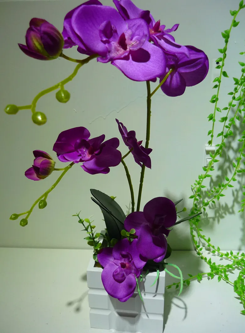 Buy Artificial flower phalaenopsis bowyer set home accessories decoration