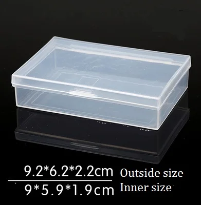 2 шт прозрачный пластиковый контейнер для игральных карт PP чехол для хранения Упаковка покерный мост коробка для небольшого Набор для игры в покер