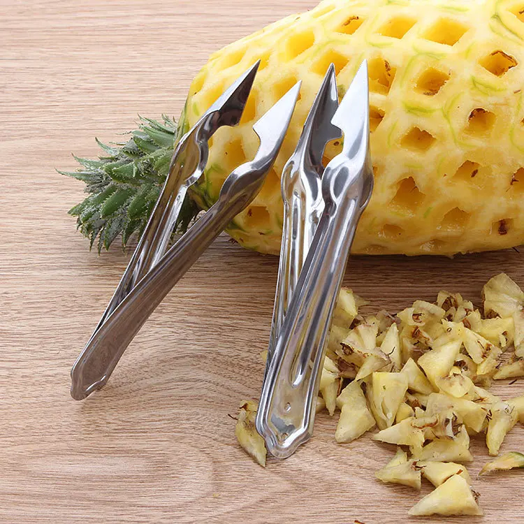 1 шт. из нержавеющей стали креативный инструмент для легкого удаления шелухи нож для ананаса резак корер зажим-слайсер приспособления для приготовления салата