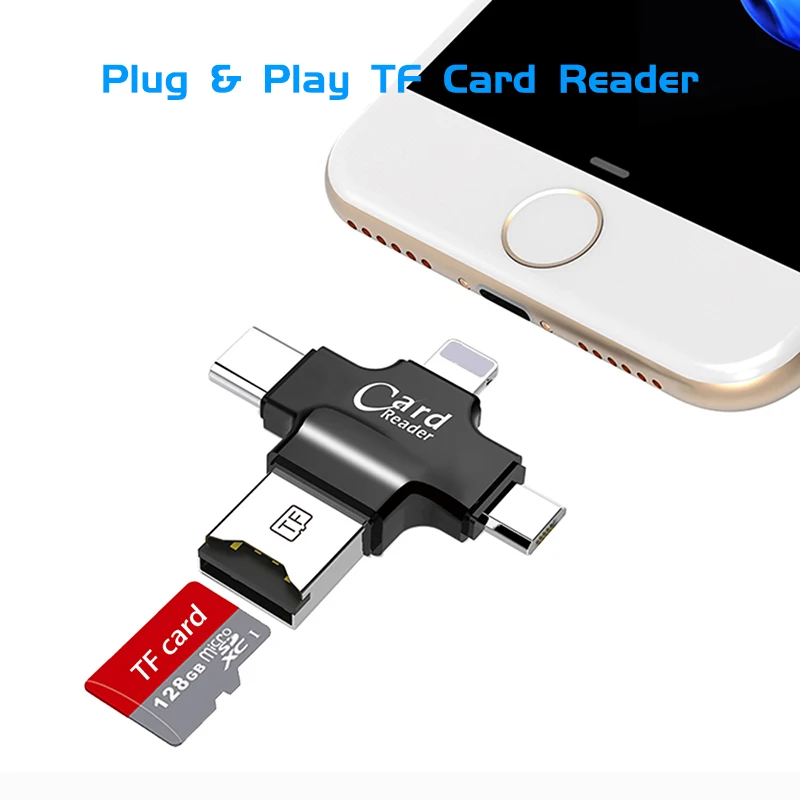 Карта памяти Micro SD многофункциональная совместимая с Plug & Play портативная