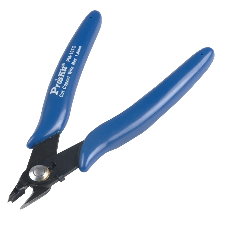 

High Quality Diagonal Pliers Cutting Steel Wire Tools For 0.8mm Soft Cable 1.6mm For Copper Wire PM-107C