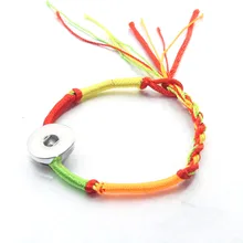 10 шт./партия, 5 цветов, народный заказ, персонализированные плетеные настоящие кожаные браслеты с застежкой для женщин, 18 мм украшение с защелкой